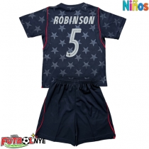 Camiseta Estados Unidos Antonee Robinson #5 Visitante Equipación para niños Mundial 2026 manga corta (+ pantalones cortos)